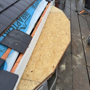 Bay window roof replacement