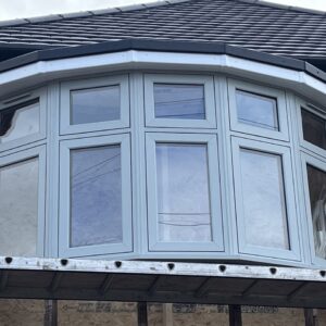 Fascia and soffit replacement on a Mansfield home